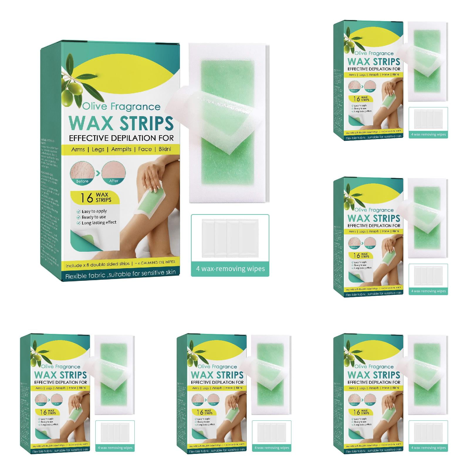 Hair Removal Wax Strips Hair Removal Kit For Men And Women With 16 Body