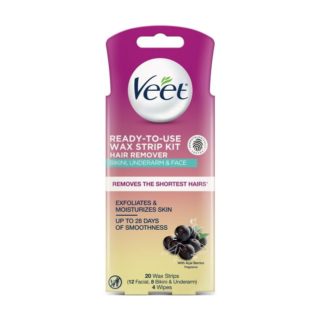 Hair Removal Wax Strips VEET Botanic Inspirations Easy Gelwax