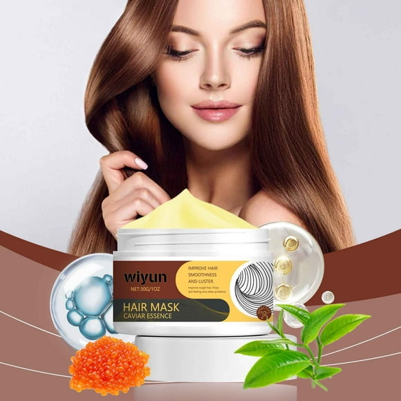 Hair Repair Mask, Caviar Extract, Deep Conditioning, Vegan Formula, For Damaged Hair, Scalp Treatment, Natural Ingredients, 8oz Jar, For Daily Use, Styling Aid, Hair Health, Gentle Care, Aestivo