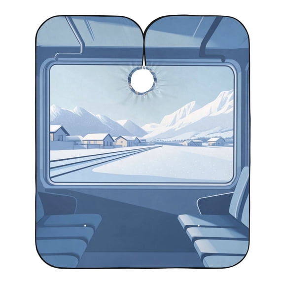 "Hair-Resistant" Barber Cape: Your Shield Against Stray Strands. Compartment