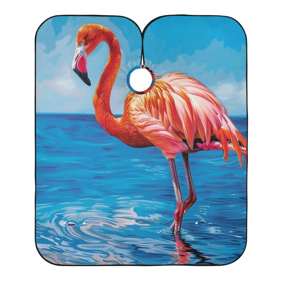 "Hair-Resistant" Barber Cape: Your Shield Against Stray Strands. The Foraging Flamingo