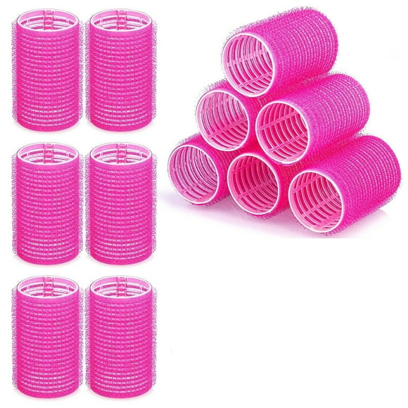 Hair Roller for Bangs 12pcs Hair Curlers Hair Rollers Set Self Grip Cling Hair Rollers for Women and Girls Heatless Hair Curler Random color