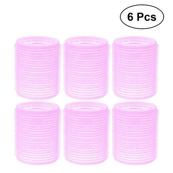 Hair Rollers, 6 Pack Self Grip Salon Hairdressing Curlers, Hair Curlers Sets, DIY Curly Hairstyle, Colors May Vary, JUMBO