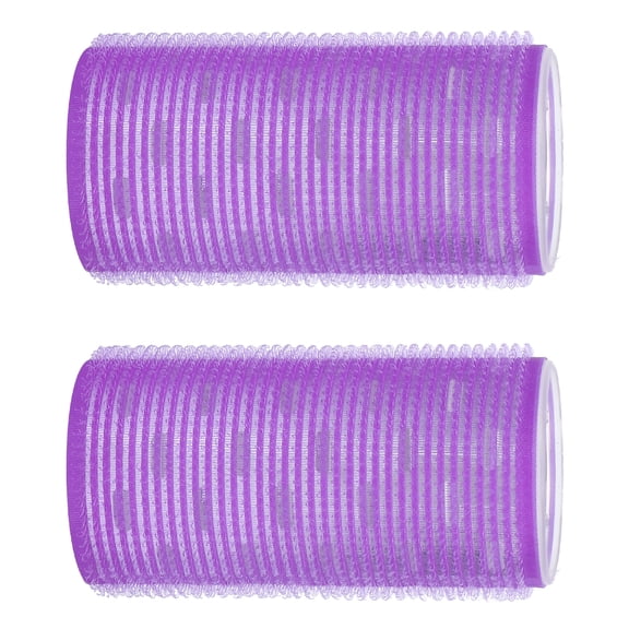 Hair Rollers Curlers Self Grip Curling Tools DIY Curly Hairstyle Hairdressing Curlers - 2 Pcs Jumbo Sized Rollers for Big Bouncy Curls, Lightweight ABS Material, Easy to Use Salon Quality