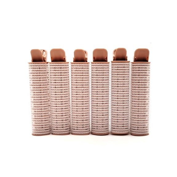 Hair Rollers with Clip Volumizing Bangs Curler DIY Styling Accessories Tool Portable Self Grip Volume Hair Root Clips, 6PCS