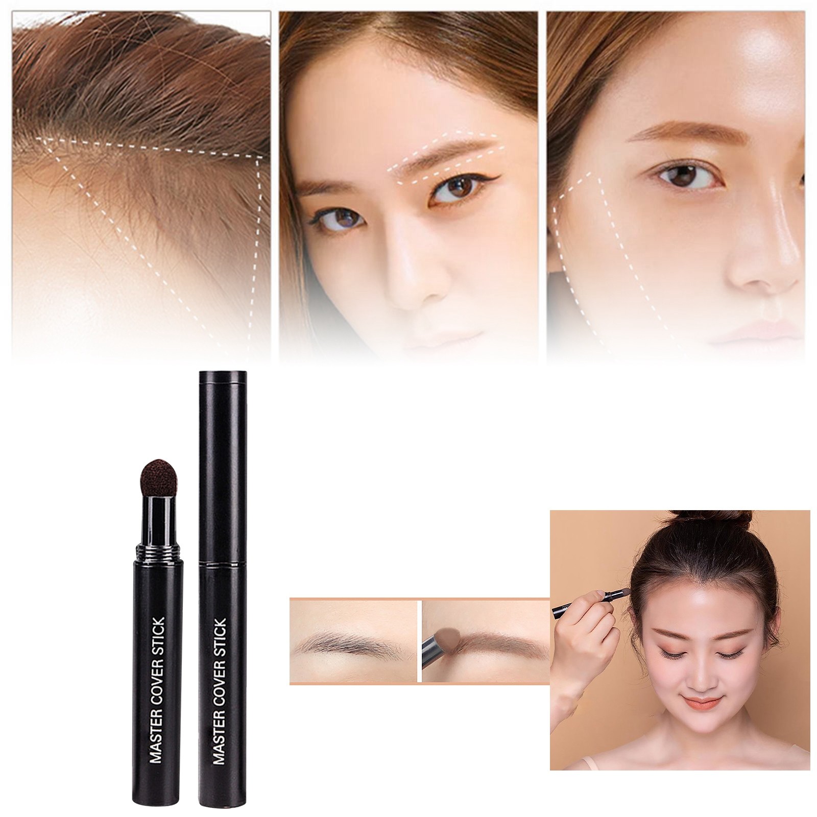 Hair Root Concealer Stick Hairline Powder Stick Thinning Hair Loss