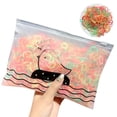 thumbnail image 1 of 1000 Pack Colorful Fashion Disposable Rubber Bands for Girls Elastic Hair Rope for Everyday Use and Styling 1000PCS, 1 of 9