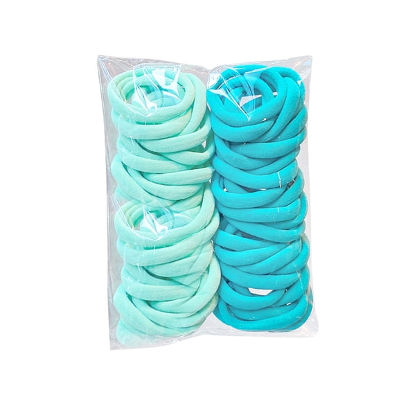 Hair Rope Accessories for Everyday Styling Elastic Candy-Colored Hair Tie Seamless 50 Pack for Women Frictionless Mori- Headband and Ponytail Holder