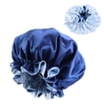 thumbnail image 1 of Hair Rope Bonnet Hair Layer Cap with Elastic Double Wrap Silk Band for Comfortable Sleeping and Hair Care, 1 of 1