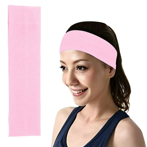 Hair Rope Candy Color Solid Elastic Exercise Headband for Fitness Yoga Antiperspirant Hair Accessories