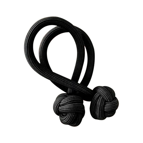 Hair Rope for Hair - High Elastic Nylon Knot Head Tie for Thick Ponytail Rubber Band Alternative Korean Version Style