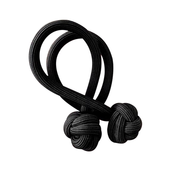 Hair Rope for Hair – Knotted Nylon Hair Tie in Red Korean Version for Thick High Ponytail Versatile Hair Accessory for Everyday Styling
