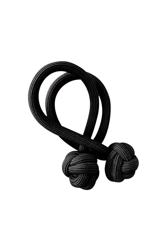 Hair Rope for Hair – Knotted Nylon Hair Tie in Red Korean Version for Thick High Ponytail Versatile Hair Accessory for Everyday Styling