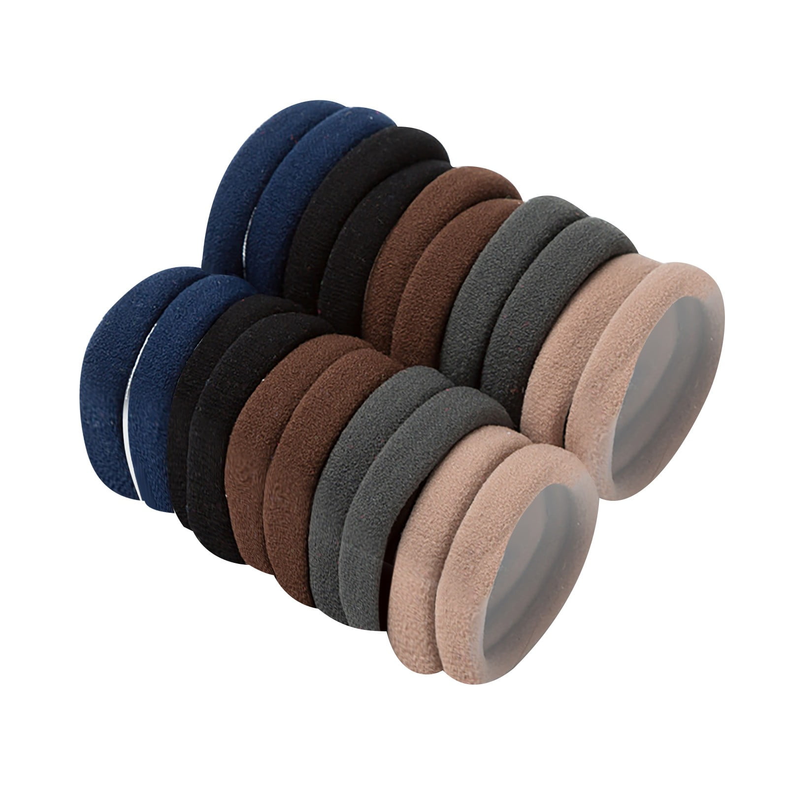 Hair Rubber Bands for Cutting Hair Ponytail Holder for Thick Hair Clear Extra Large Hair Bands