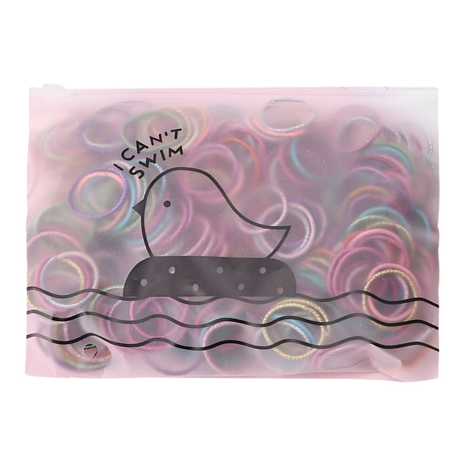 Hair Rubber Bands for Women's Hair Mini No Dent Hair Ties for Fine Hair