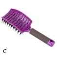 thumbnail image 1 of Hair Scalp Massage Comb Brush Tool Abody Bristle Nylon Detangle Hairbrush Wome G9C8, 1 of 8