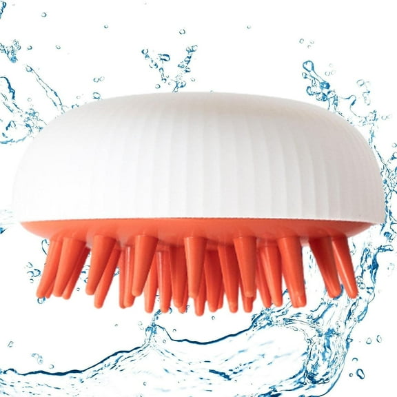 Scalp Massager,Dual Use Head Scrubber with Soft Flexible Silicone Bristles - Easy to Use and Clean Portable Hair Styling Appliances for Straight, Curly, Long, Short, Thick, Thin Hair