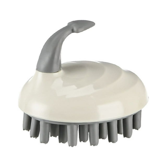 Hair Scalp Massager Shampoo Brush Shower With Long And Flexible Silicone Bristles For Scrub Head