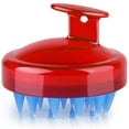 Hair Scalp Massager Shampoo Brush, [Wet & Dry] Manual Head Scalp Massage Brush, Soft Silicone