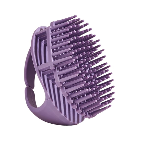 Hair Scalp Massager Shower Scalp Shampoo Brush Hair for Cleaning Removing Violet