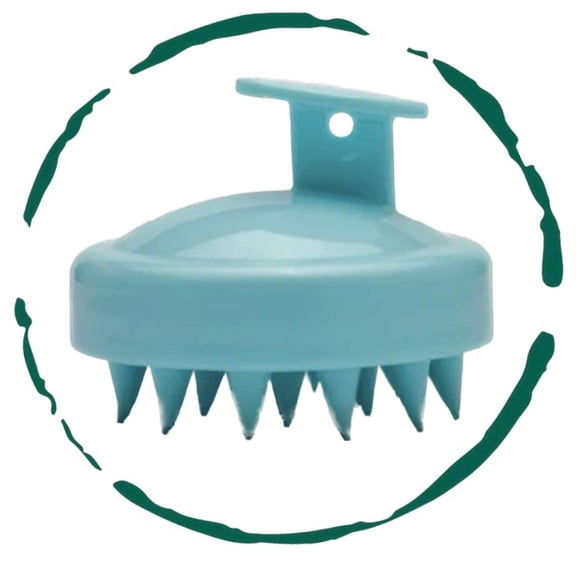 Hair Scalp Massager, Soft Silicone Bristles Scalp Brush for Woman, Men, Kids and Pets. All-Hair Types Shampoo Brush