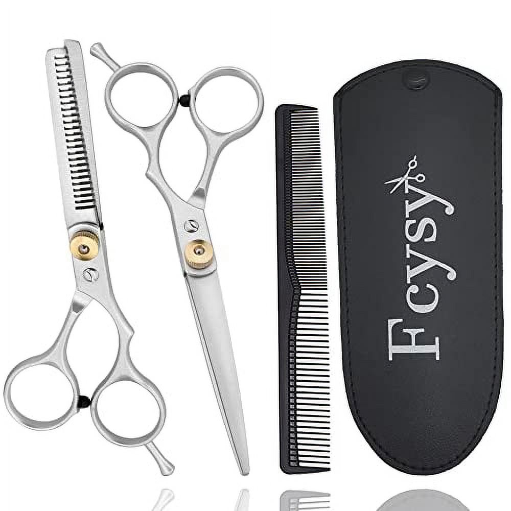 Hair Scissors Hair Cutting Shears Set, Fcysy Haircut Scissors Thinning