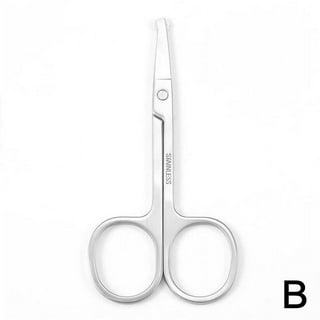 YJSStriving Nose Hair Scissors Rounded Tip Safety Scissors Small Sciss –  BABACLICK