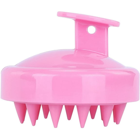 Hair Scrub Brush,Waterproof Shower Scalp Scrubber Tool for Wet and Dry use | Portable Comb Nourishes The Hair Roots, Stimulate Hair Growth, Black, Pink, Purple