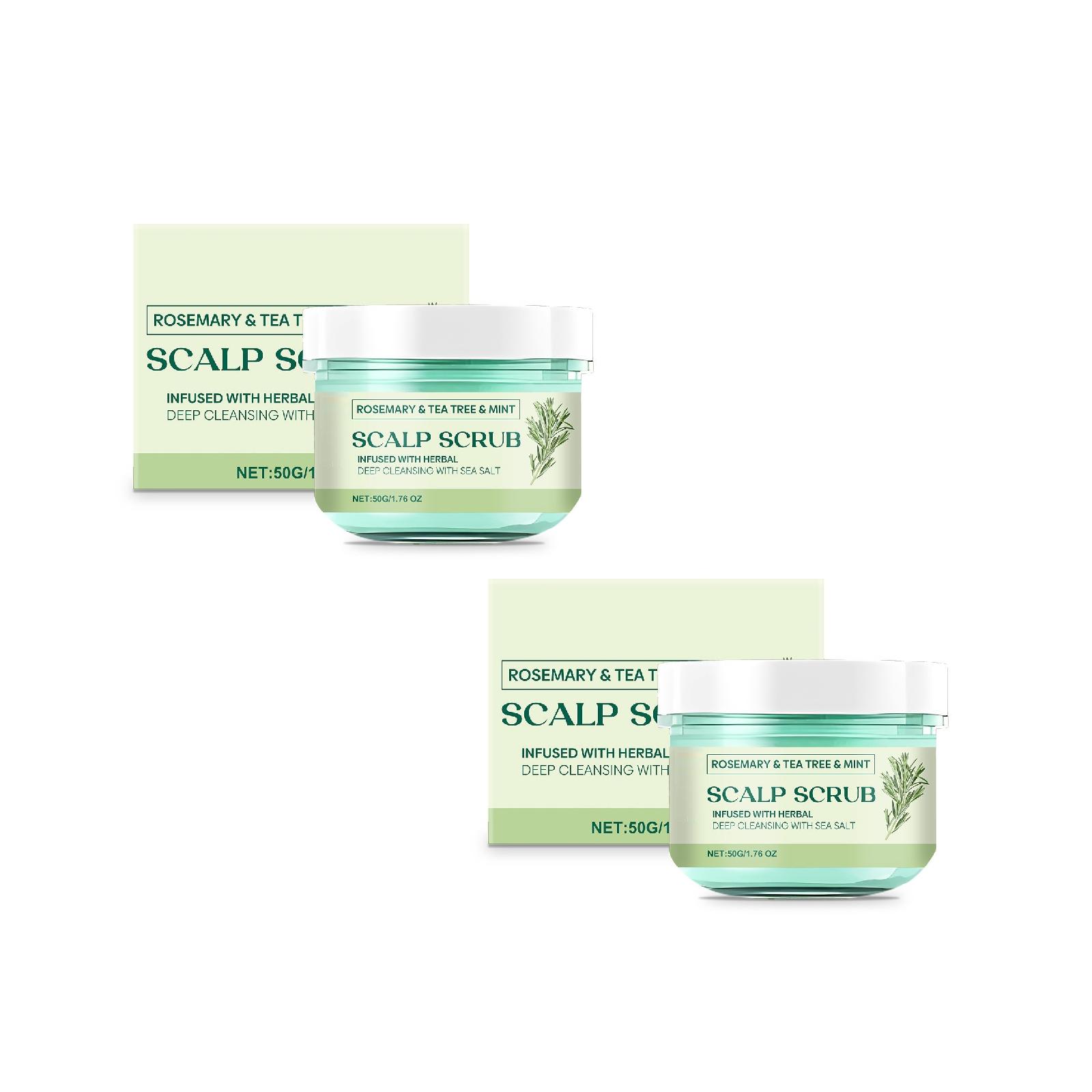 " Hair Scrub Exfoliate and Revitalize Your Scalp" Green, Deep