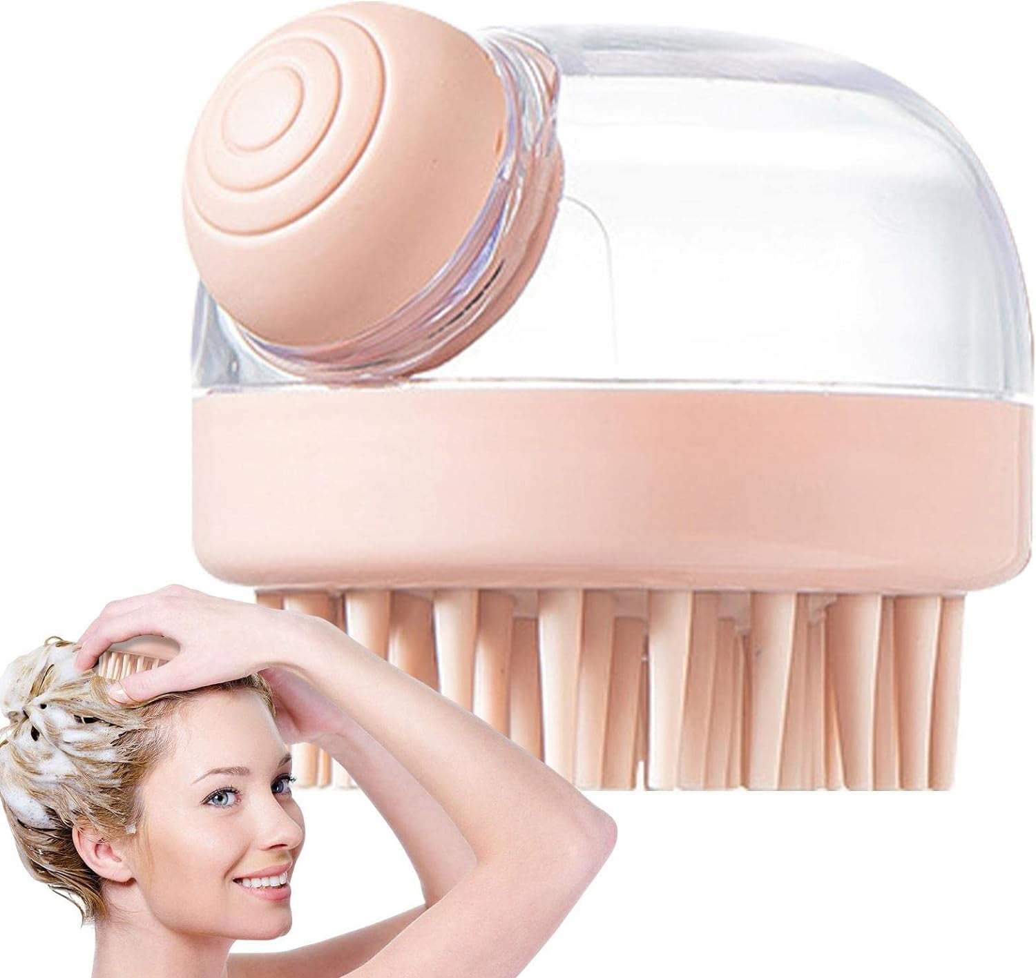 Hair Scrubber | Hair Scrubber - Soft Silicone Scalp Scrubber Brush for Removal and Hair Growth, Scalp Care Hair Brush