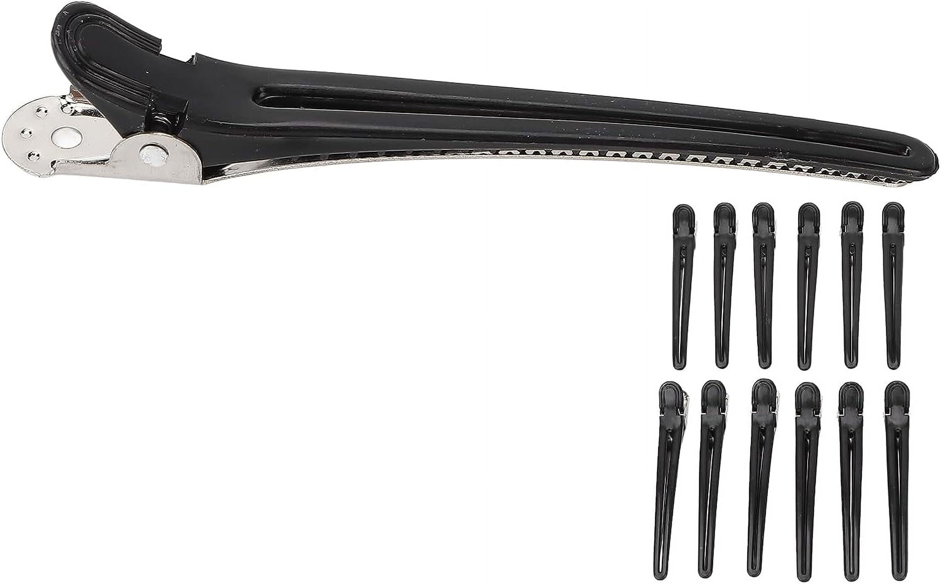 Hair Sectioning Clips, Seamless Stable Professional Prevent Slipping Hair Duckbill Clips for