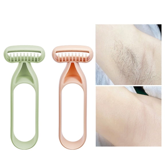 Hair Shaver Tool Painless Macro Net Mild Gentle Sharp Beauty Tool Comfortable to Grip Underarm Hair Shaver Knife for Home Skin Color