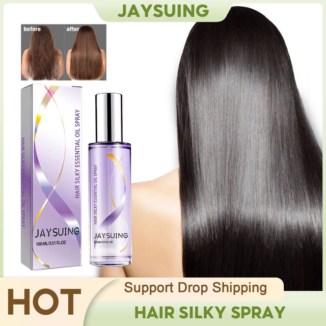Hair Silky Essence Oil Spray Repair Dry Damaged Smoothing Frizz Scalp