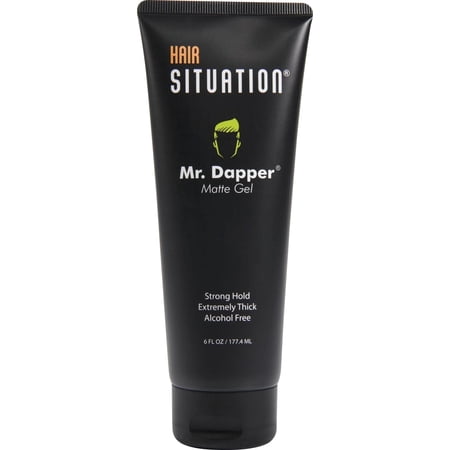 Hair+ Situation Mr. Dapper Matte Hair Gel, Strong Hold, Anti-Frizz, Humidity Shield, 6 Ounces price history and forecast - Hair Situation mattegel