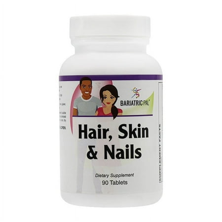 Hair, Skin & Nails Formula Tablets by BariatricPal Size: 90ct Bottle