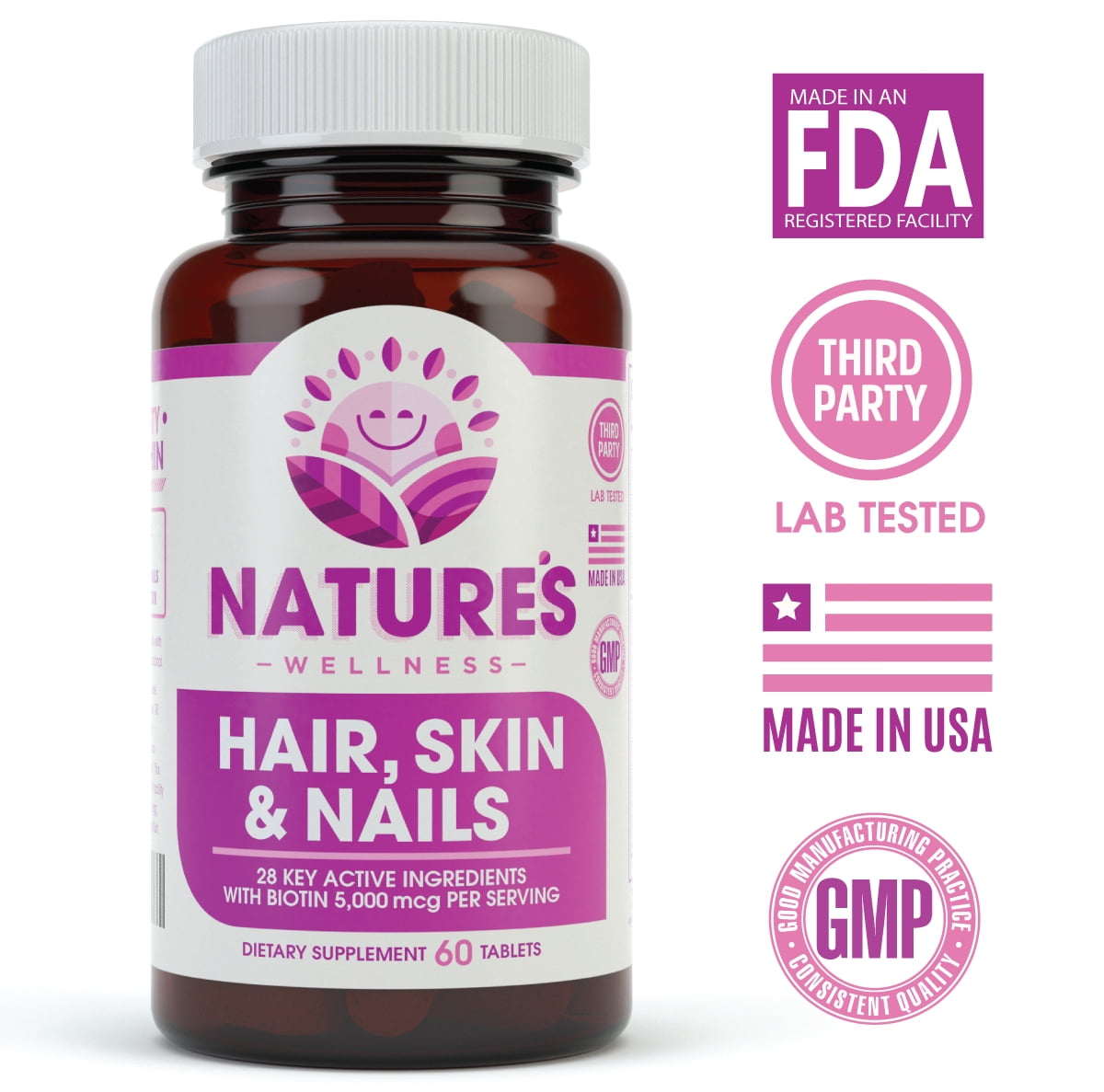 Futurebiotics Hair, Skin, & Nails Beauty Multivitamin, 180 Tablets -  Walmart.com