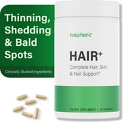 Noophoric Hair Skin and Nail Vitamins - Biotin, Saw Palmetto, Green Tea, 90 Capsules