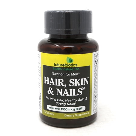 Hair Skin and Nails for Men By Futurebiotics - 75 Tablets