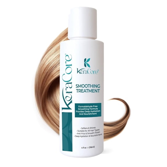 Hair Smoothing Treatment | Professional-Grade Frizz Control & Repair System | 3 Months of Frizz-Free Freedom, Formaldehyde-Free | Effortlessly Beautiful Smooth Hair & Reduced Styling Time 4 Oz