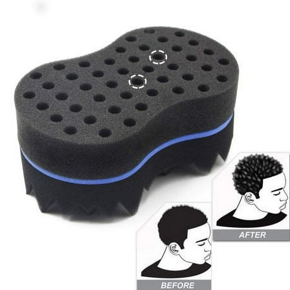 Hair Sponge Magic Barber Brush Sponge Twist Curl Dreads Locking Afro Coil Comb Care Tool