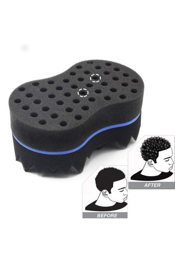 Hair Sponge Magic Barber Brush Sponge Twist Curl Dreads Locking Afro Coil Comb Care Tool