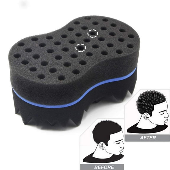 Hair Sponge Magic Barber Brush Sponge Twist Curl Dreads Locking Afro Coil Comb Care Tool