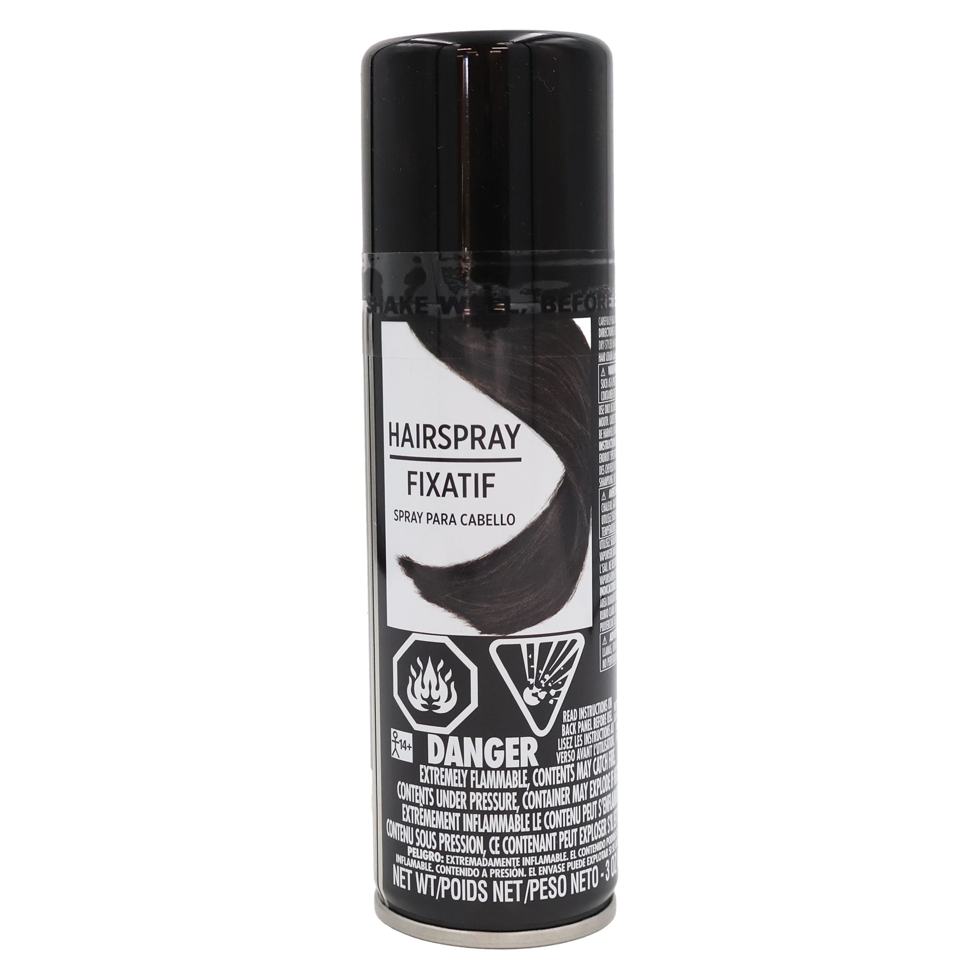 Hair Spray, Black, 3 Oz.