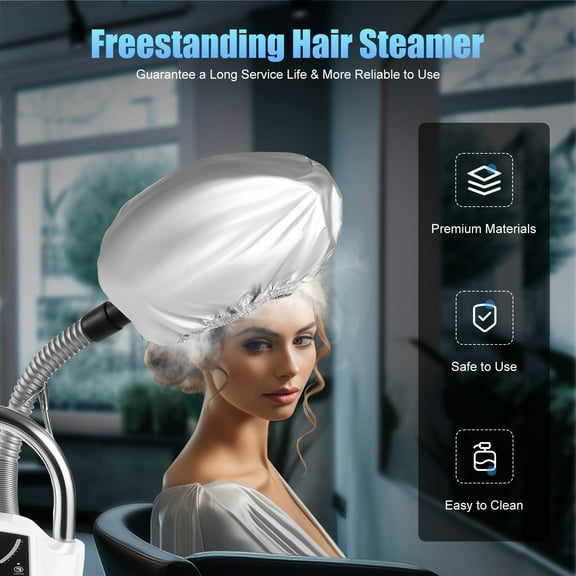 Hair Steamer 13.6*42.1in for Hair Care, Hand Nourishment, Scalp Treatment, and Aromatherapy in Beauty Salons