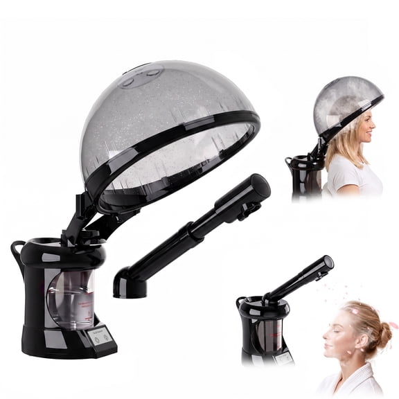 Hair Steamer 2 in 1 Ozone Facial Steamer, Design for Personal Care Use at Home or Salon Barber