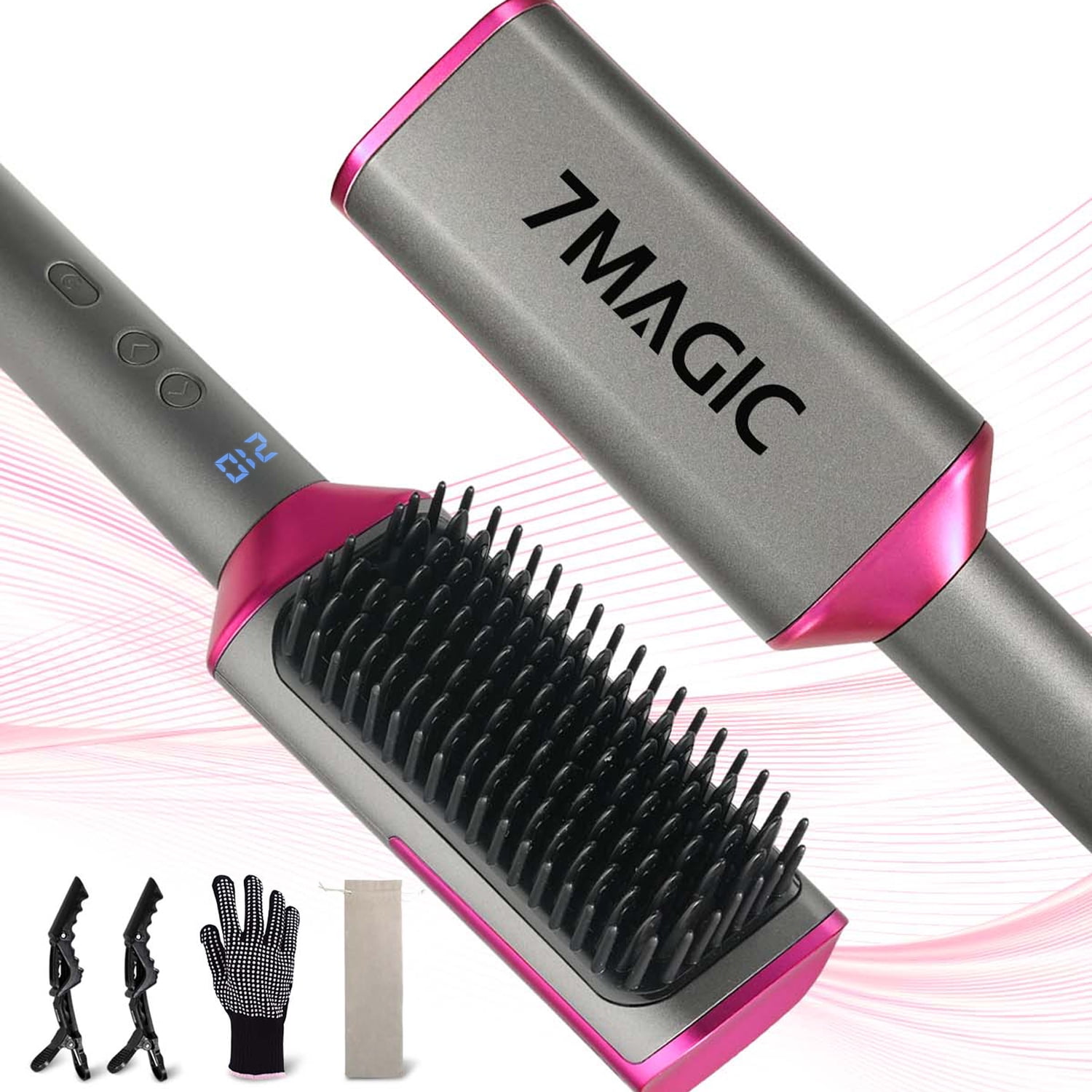 Hairbrush Magic Ion Electric Straightening Brush Reviews Hair