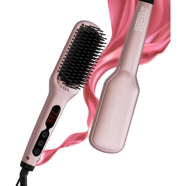 Hair Straightener Brush MegaWise Hair Straightening Comb for All
