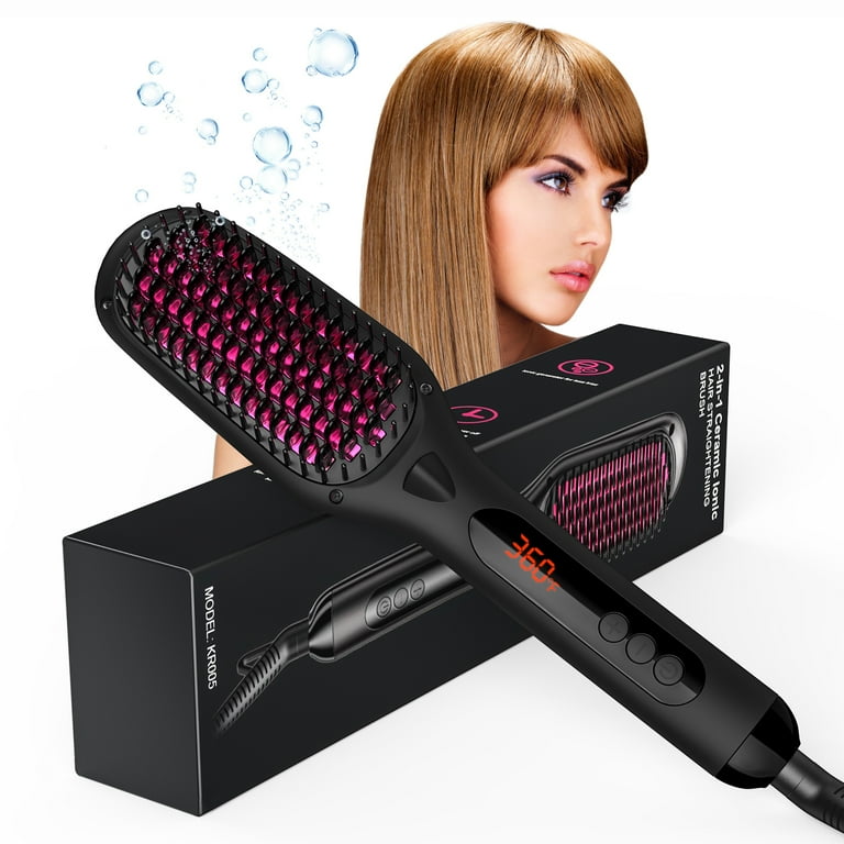 Ionic hair straightener hot sale comb
