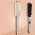 thumbnail image 1 of Hair Straightener Brush With Temperature Control LED Screen, Ionic Anti Frizz Hot Comb Fast Heating Hair Styling Tool, Smooth Straight Hair Brush For Daily Styling Home Salon Travel, 1 of 2