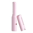 thumbnail image 1 of Hair Straightener Compact USB Charging Styling Tool Cordless Heat Resistant Durable Dual Use Professional for Salon Travel Pink, 1 of 9
